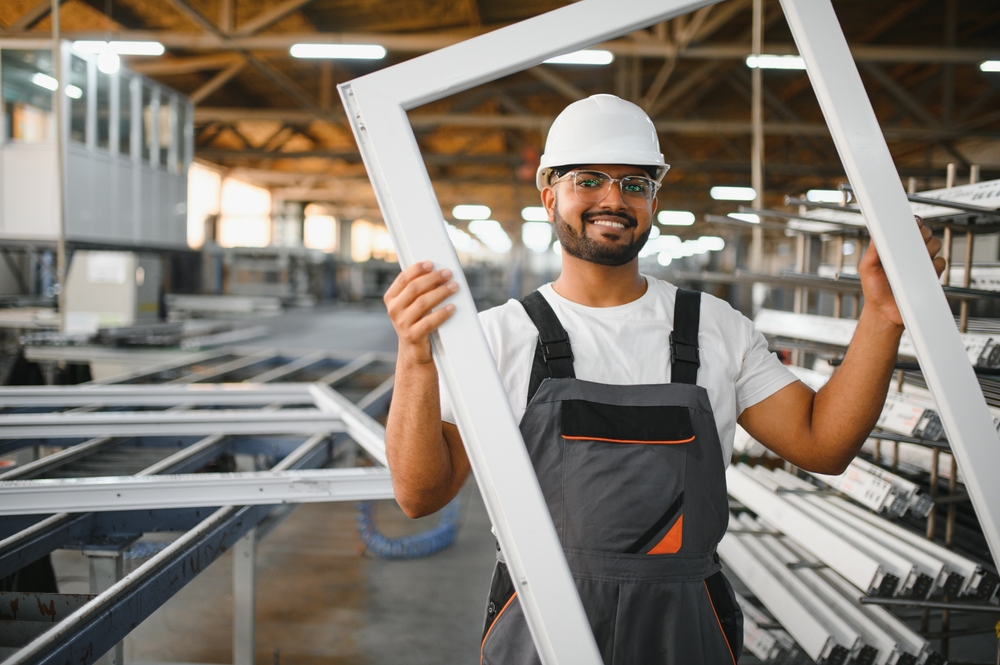 Portrait,Indian,Male,Staff,Worker,Engineer,Supervisor,In,Safety,Suit